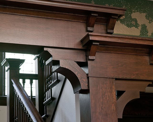 Woodwork Detail from Historic home in portland